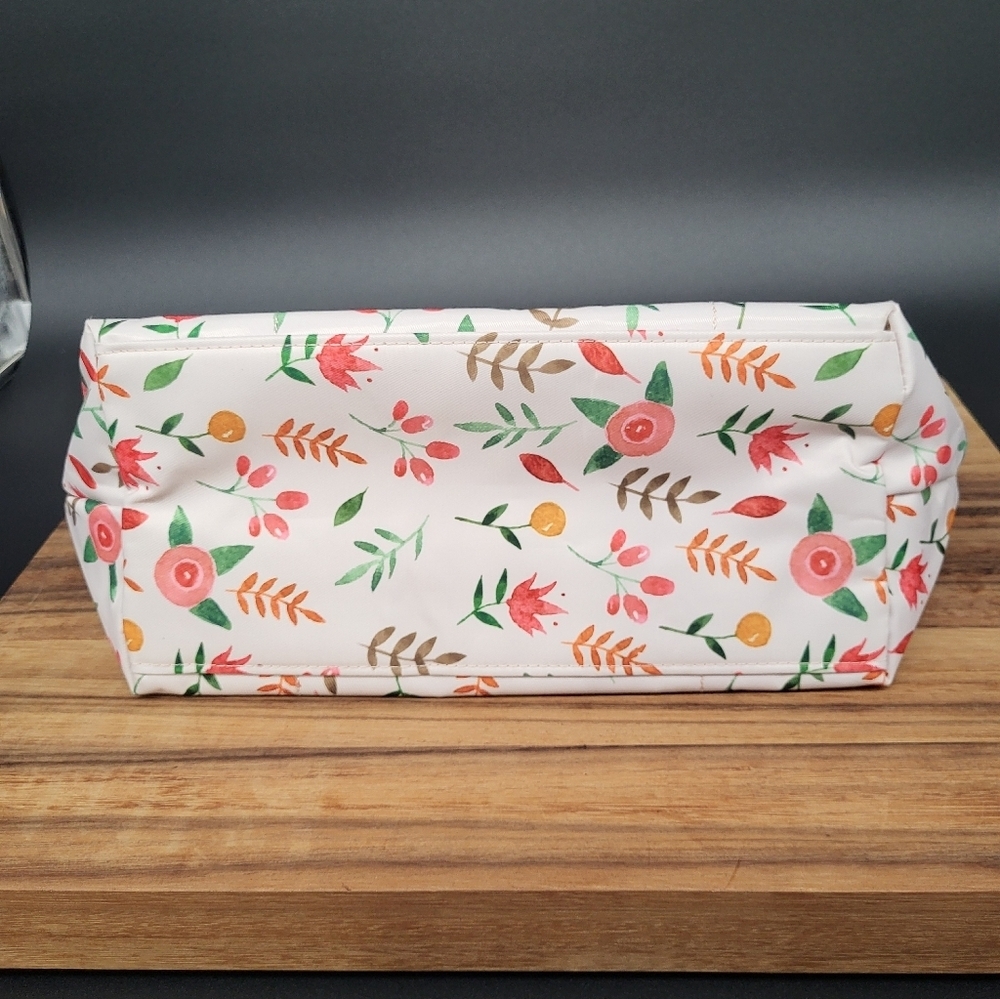 2 Floral Print Tote Bag Organizers, Lots of Storage Space! Never Used, Like New - Picture 7 of 10